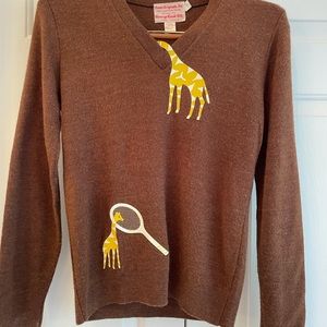 Vintage Owen Cook Ltd giraffe sweater